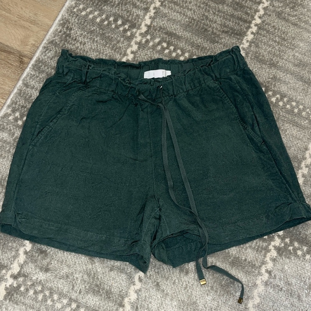 Loft linen shorts XS drawstring